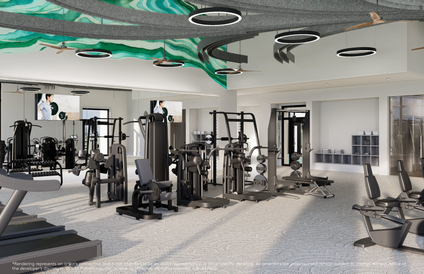 Fitness Center rendering