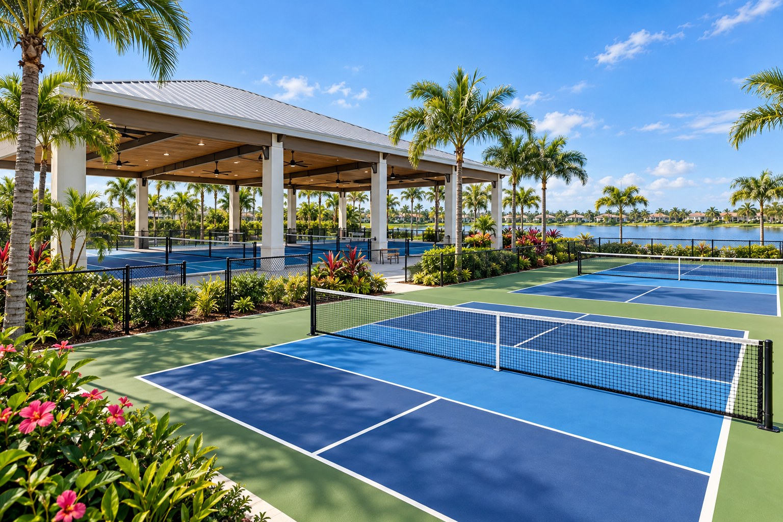 Pickleball rendering