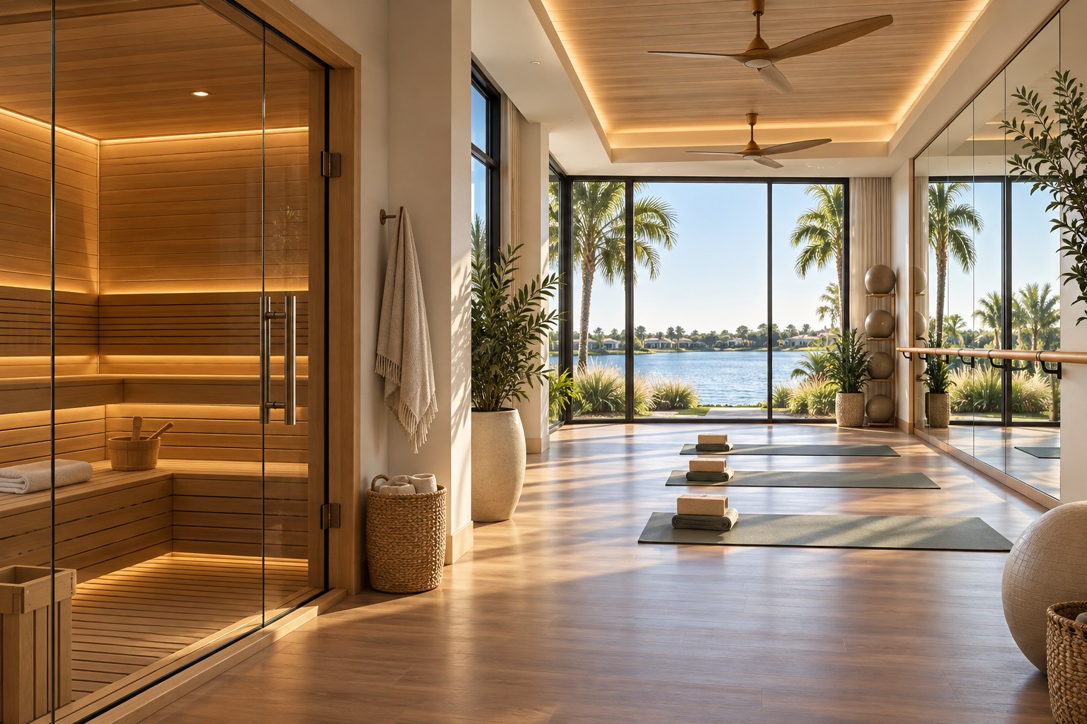 Wellness & Movement Studio rendering